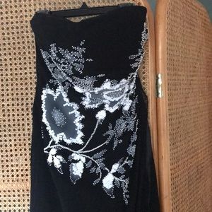 Caché formal gown, front slit